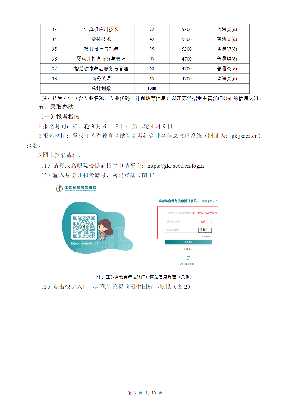 常州纺织服装职业技术学院－2024年提前招生简章