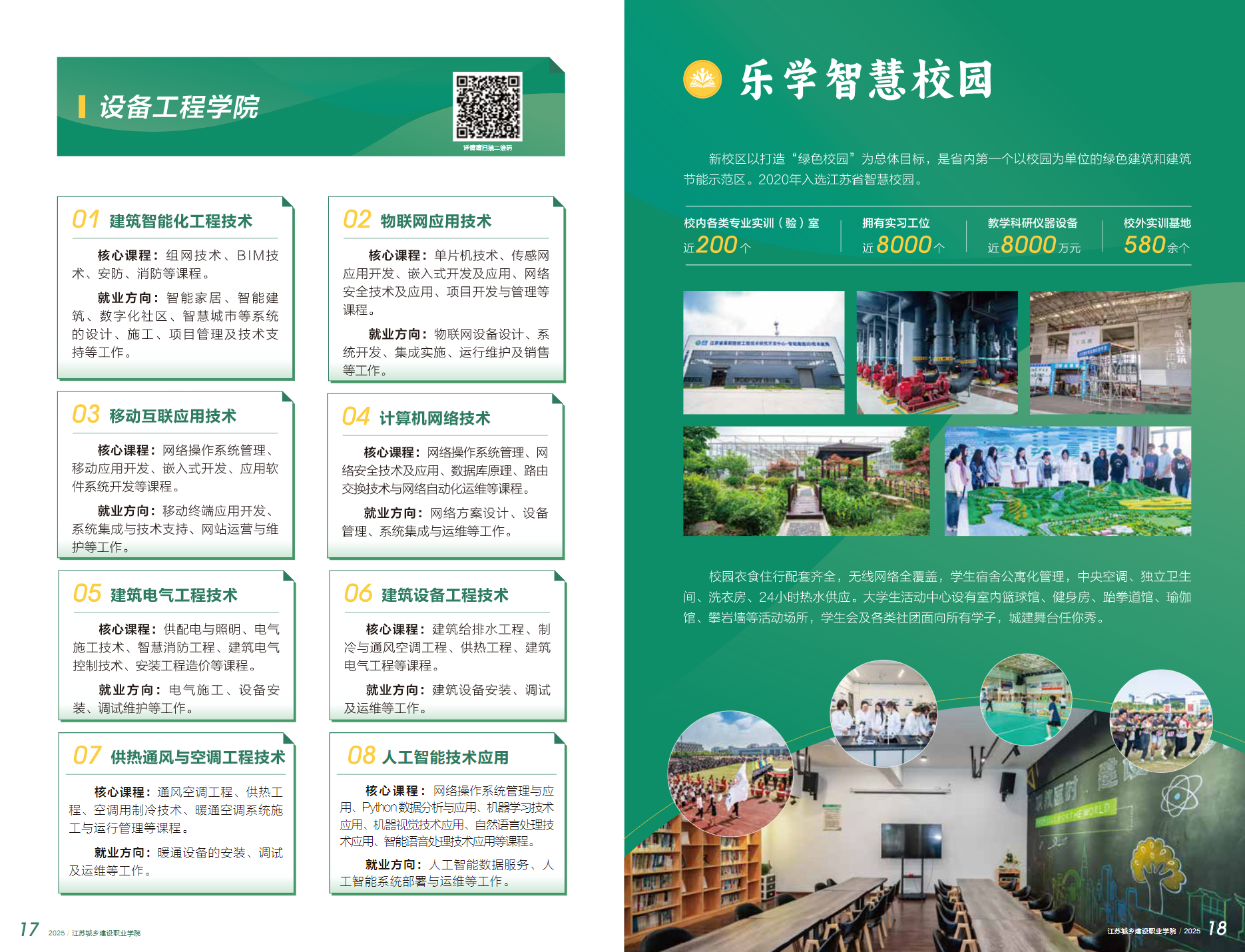 江苏城乡建设职业学院－2025年普高招生简章