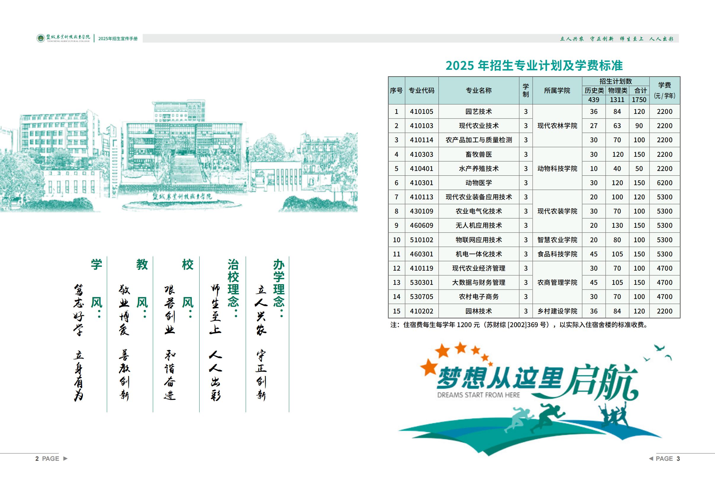 盐城农业科技职业学院－2025年招生宣传手册