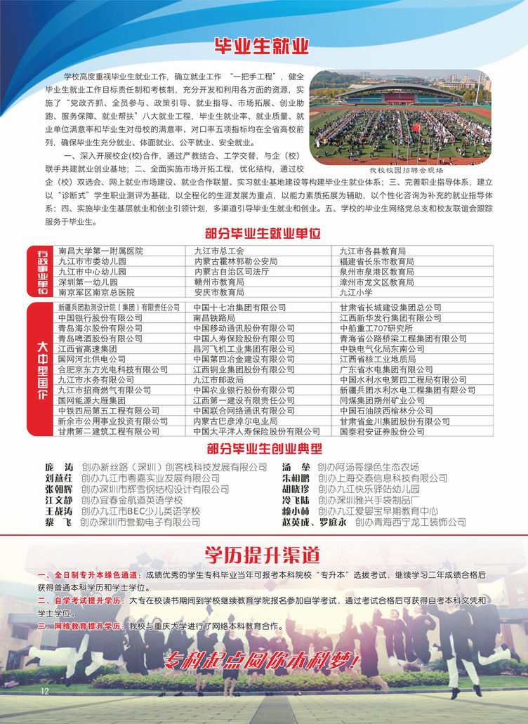 九江职业大学2021年高招简章