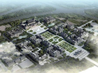 河南大学郑州龙子湖校区中心广场 