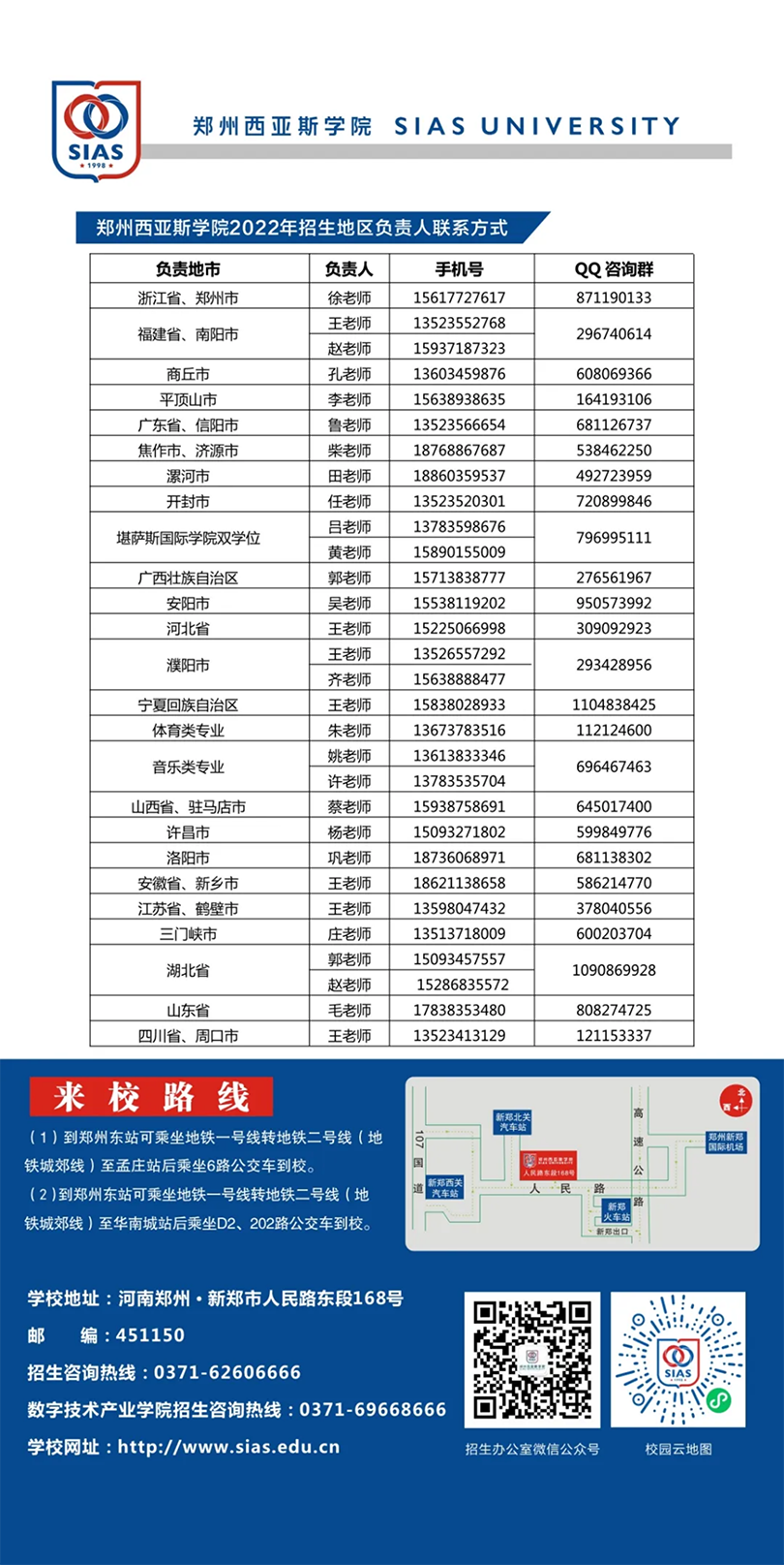 郑州西亚斯学院－2022年招生简章