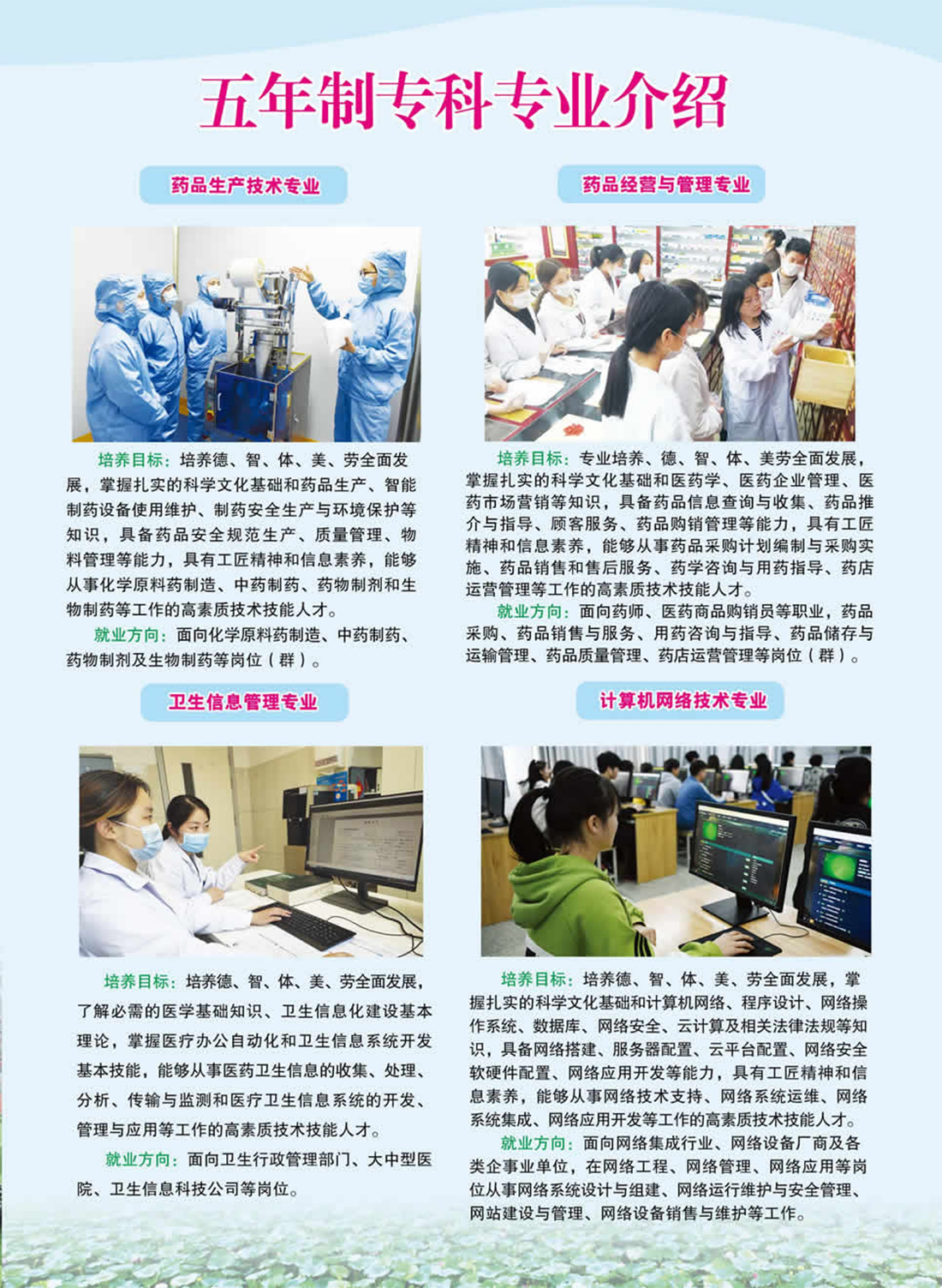 南阳医学高等专科学校－2024年五年制一贯制招生简章