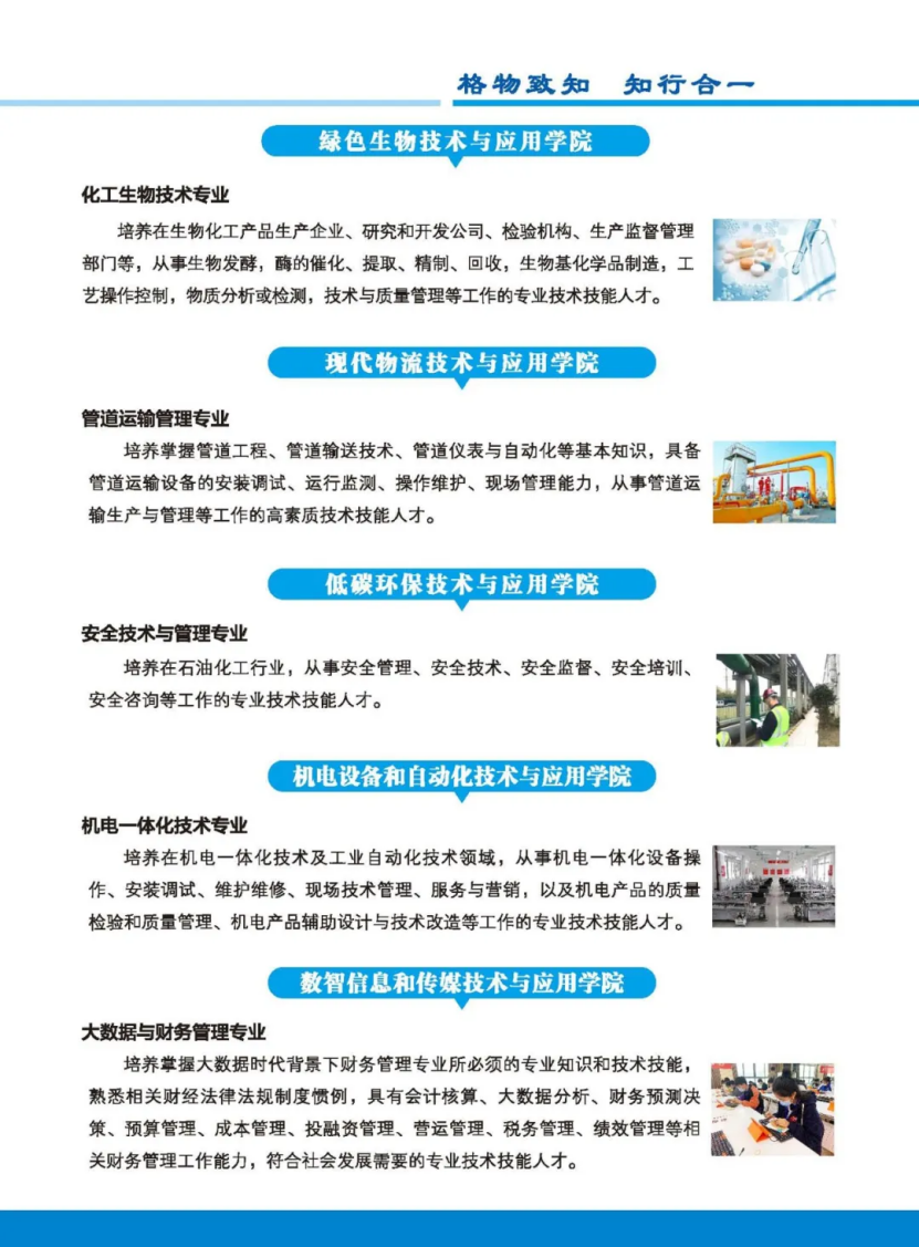 濮阳石油化工职业技术学院－2023年招生简章
