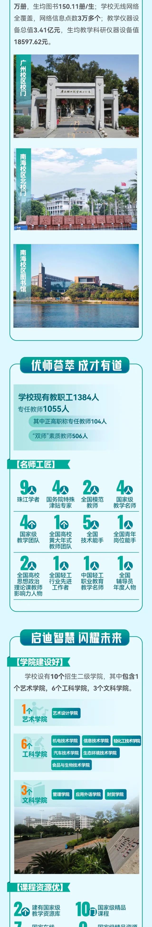 广东轻工职业技术大学2024夏季高考本科招生指南