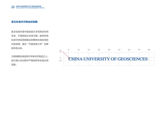 英文标准字方格坐标制图