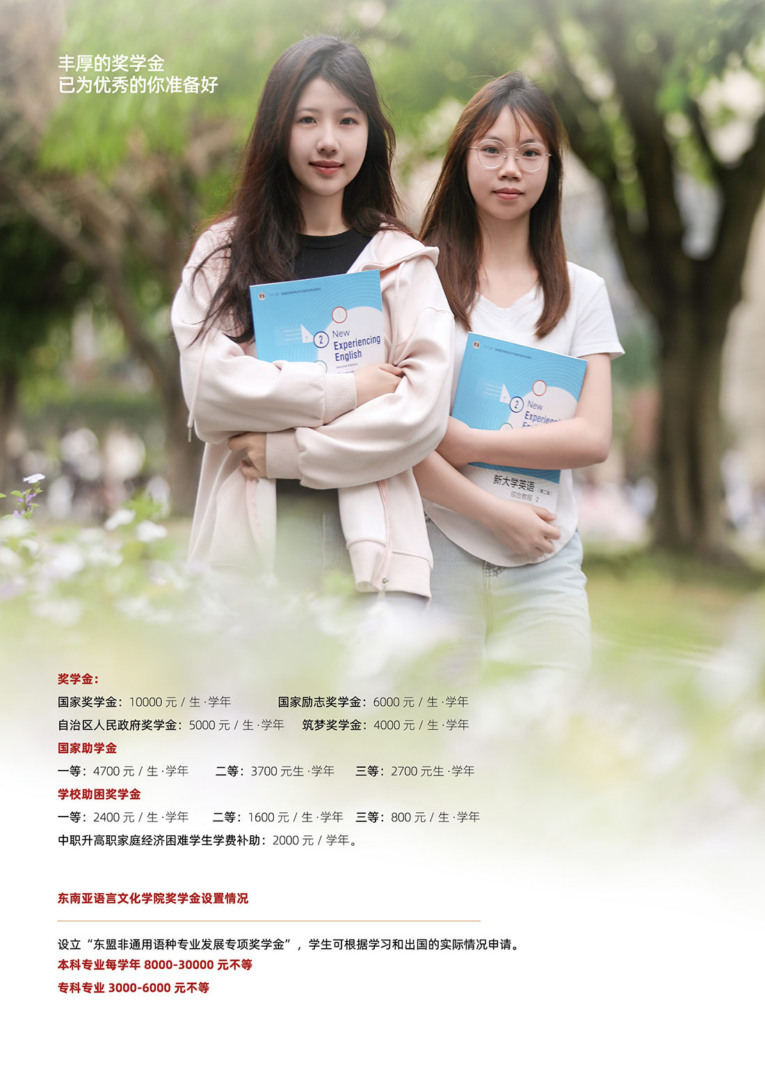 广西外国语学院-奖 / 助学金政策