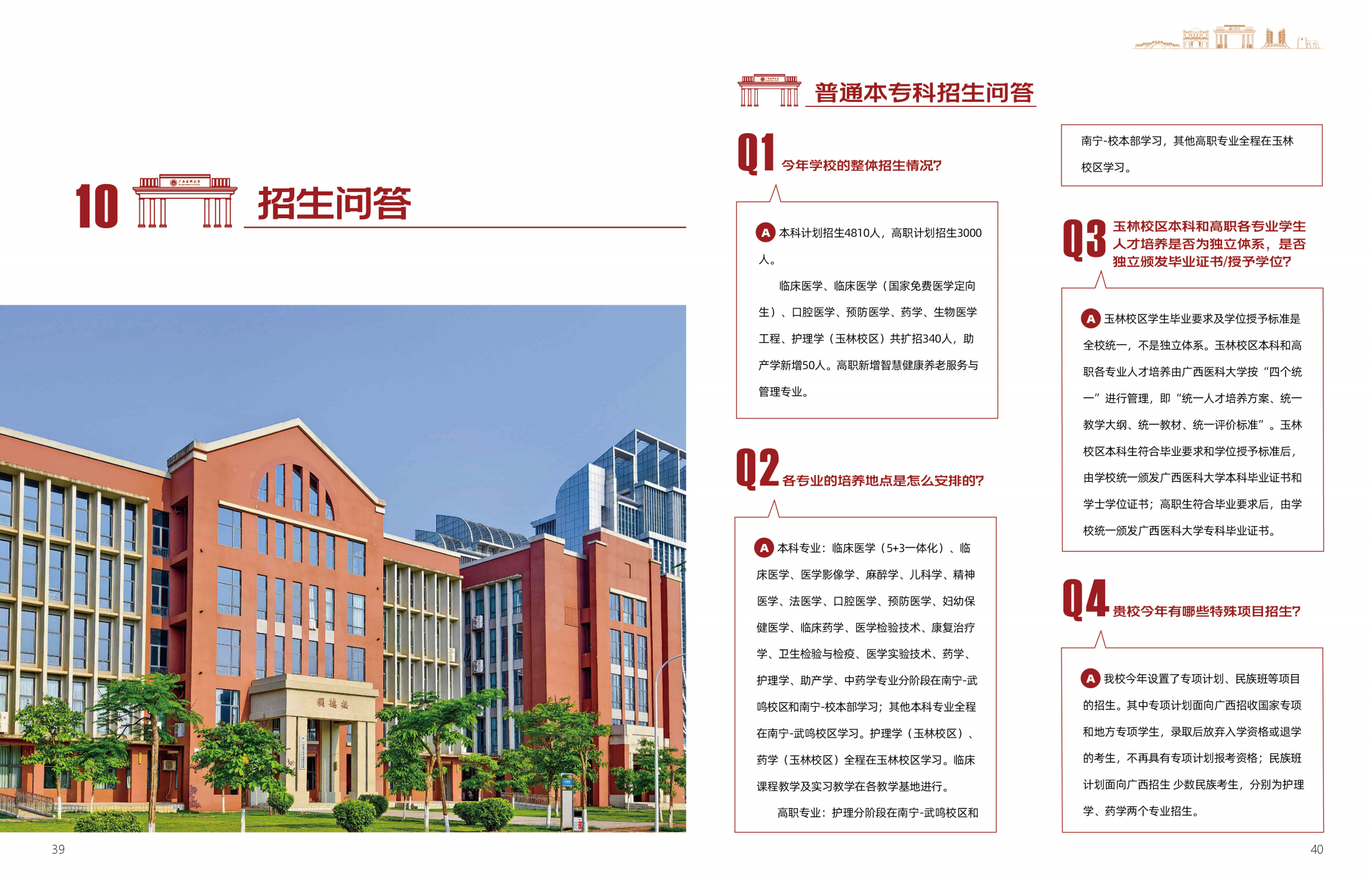 广西医科大学2025年招生简章