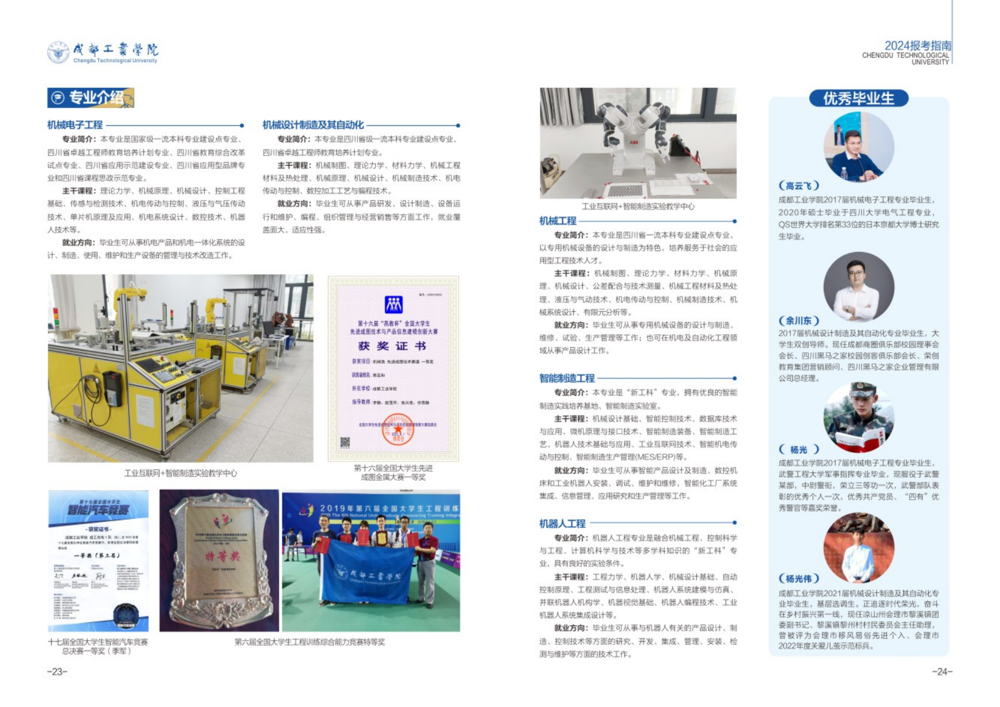 成都工业学院－2024年招生简章