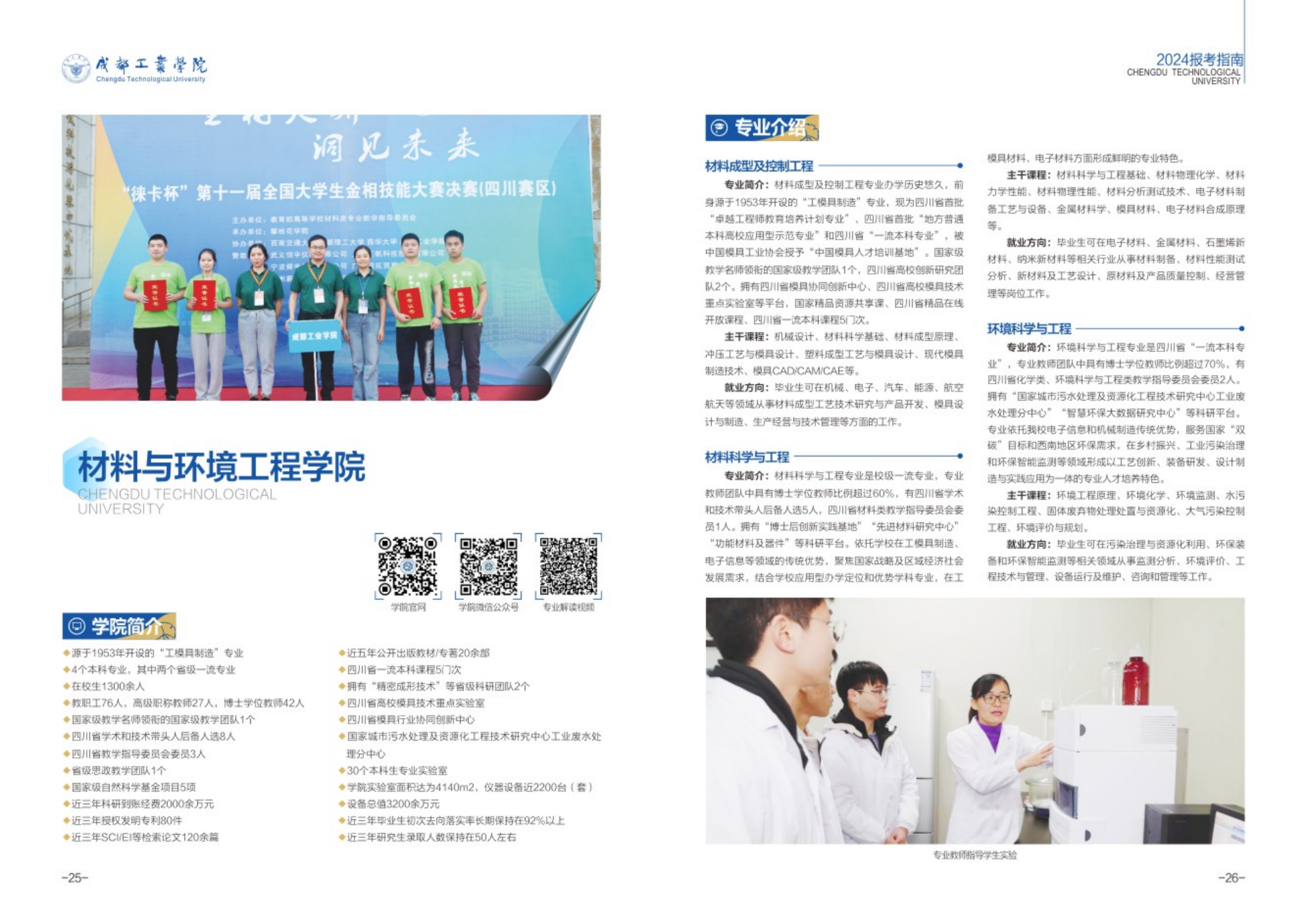 成都工业学院－2024年招生简章