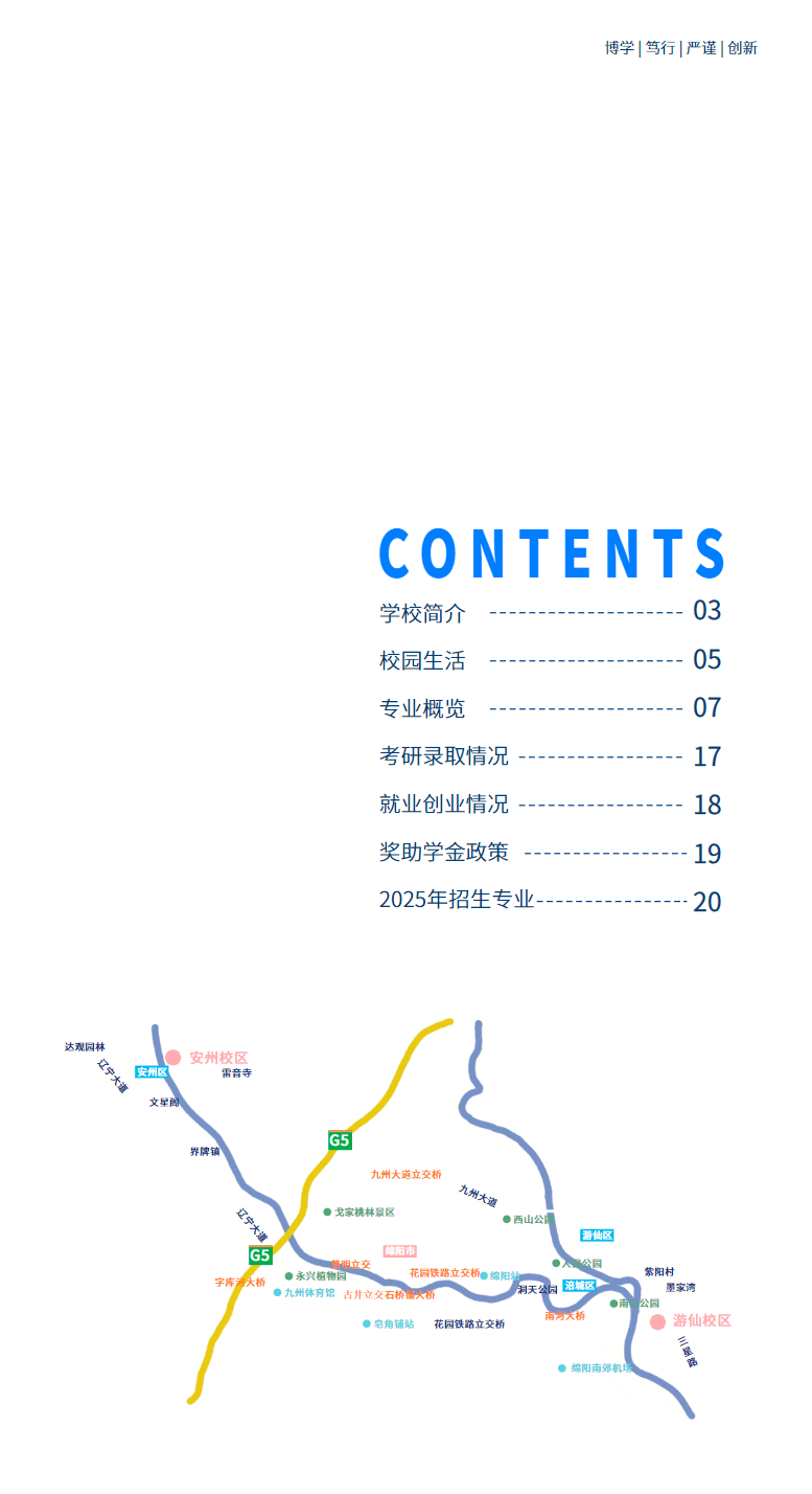 绵阳城市学院2025年专升本招生简章