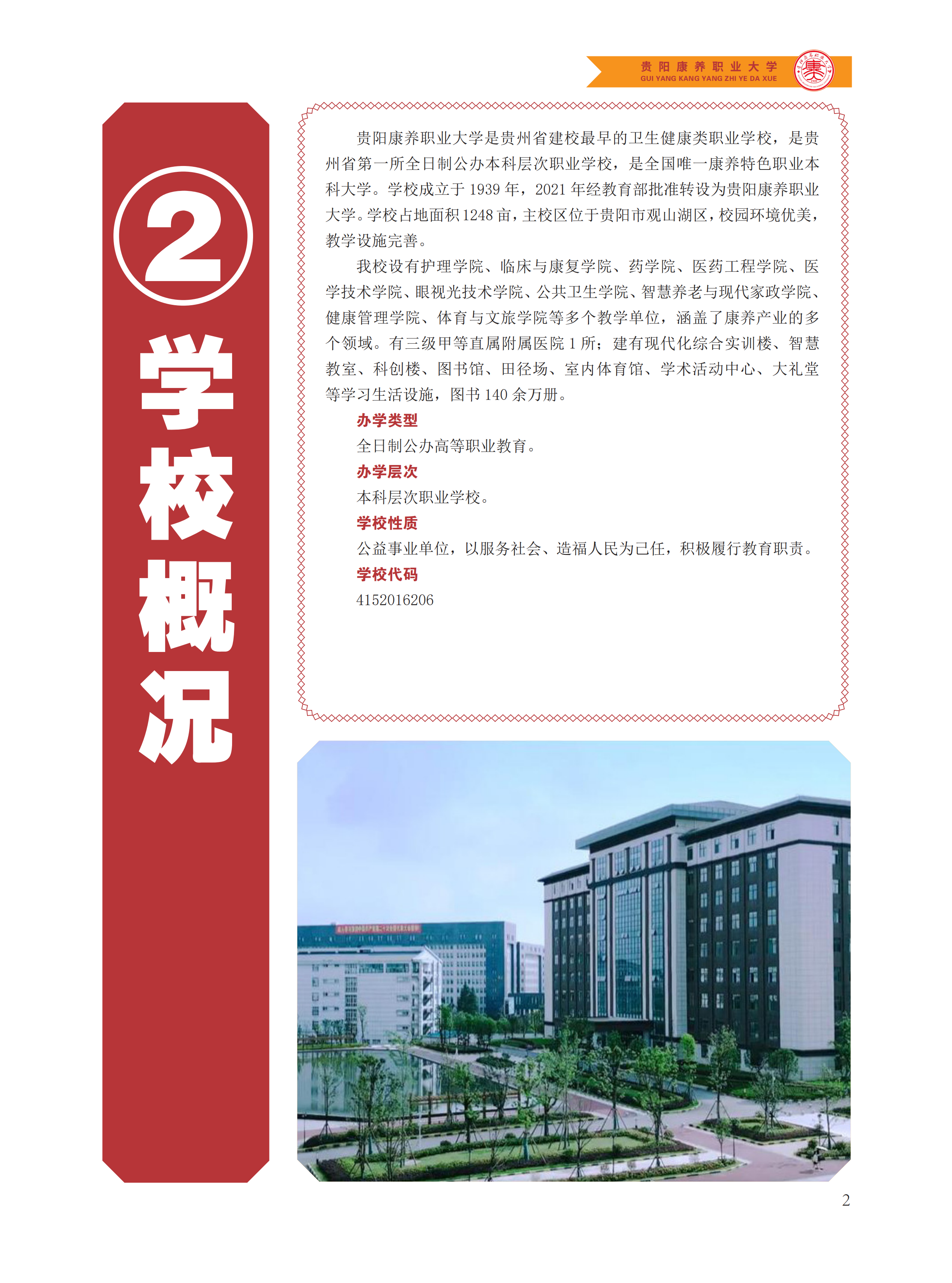 贵阳康养职业大学2024年报考指南