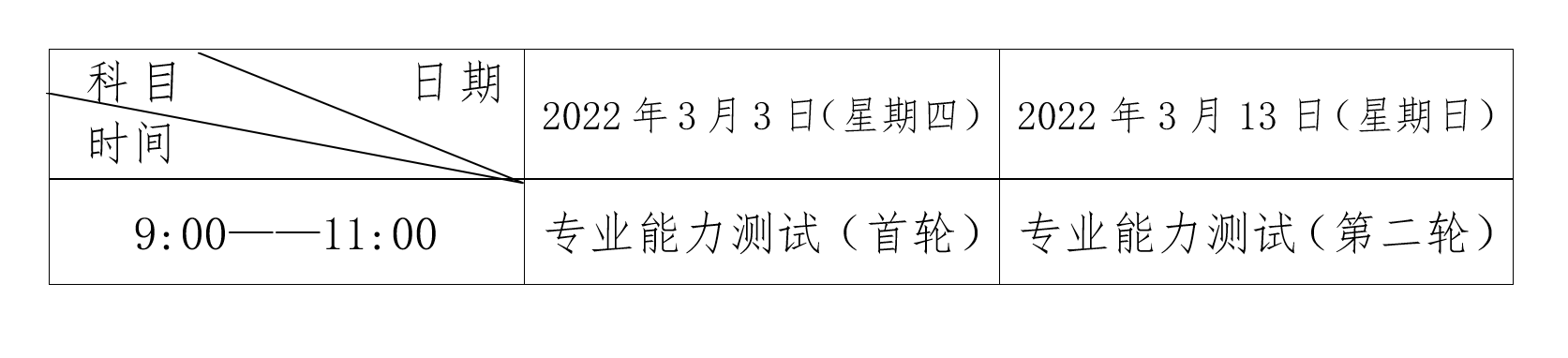 专业能力测试 专业能力测试