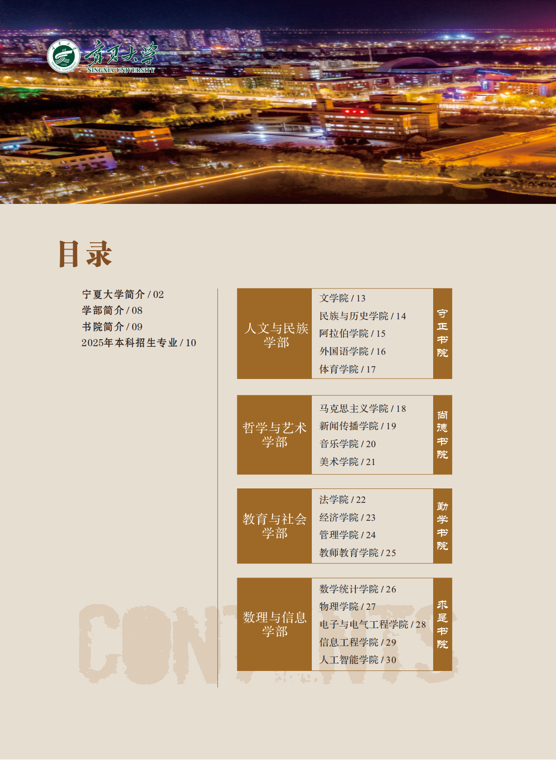 宁夏大学2025年本科招生报考指南