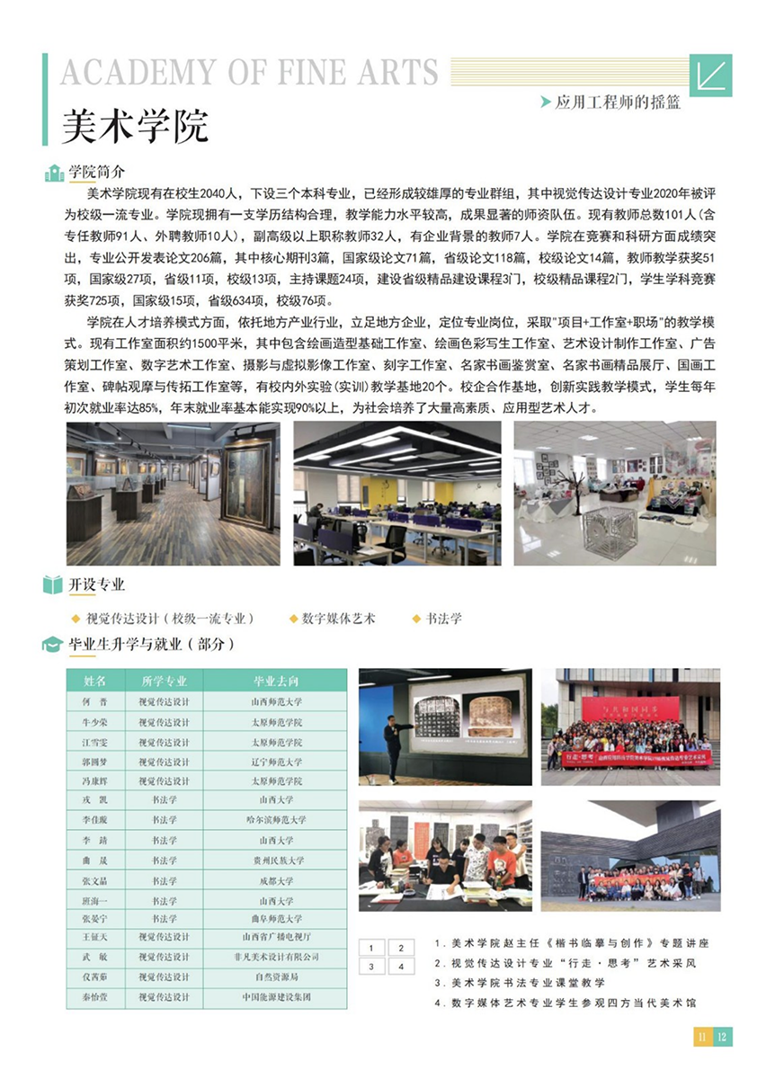 山西应用科技学院－2022年招生简章