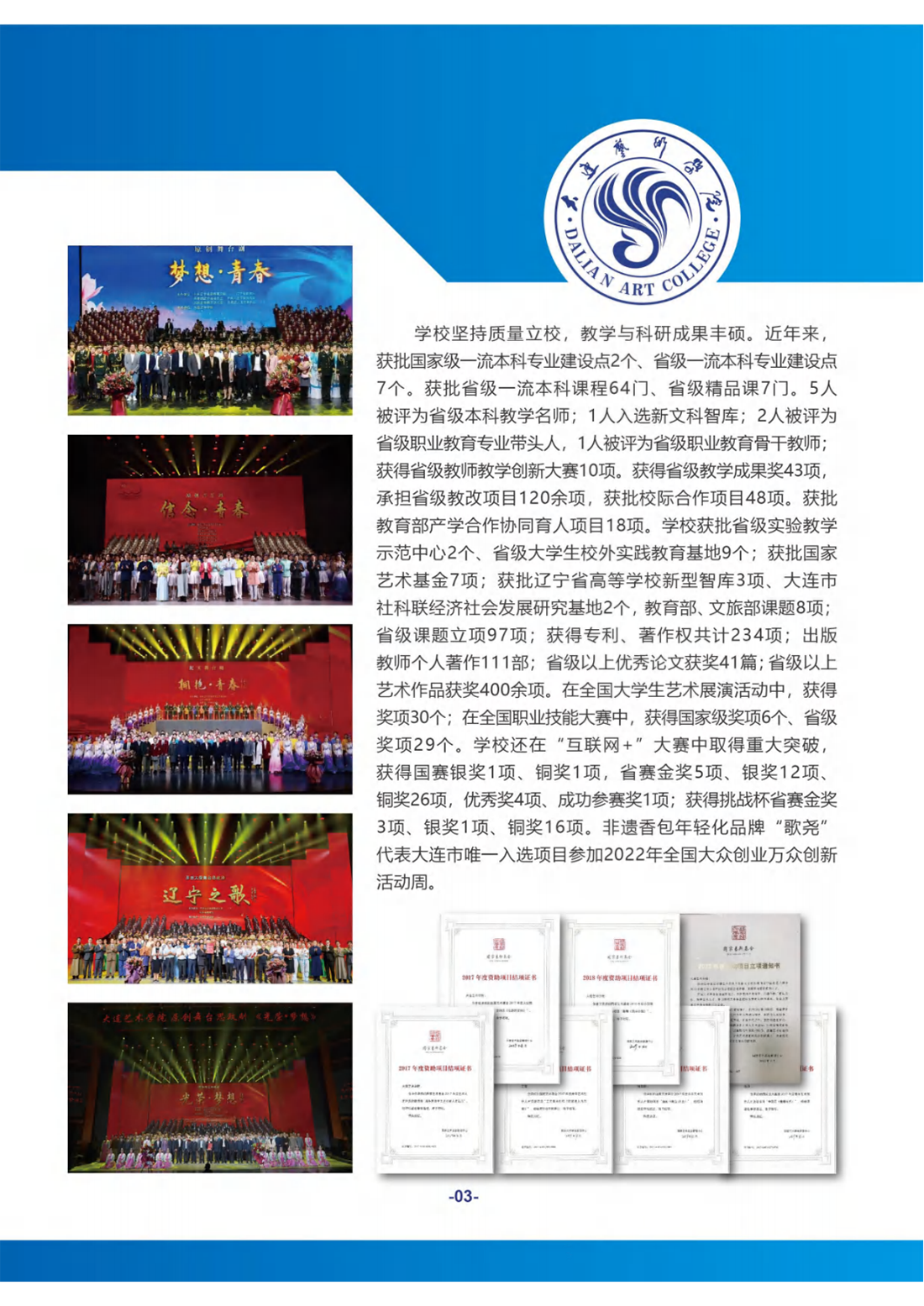 大连艺术学院2024年专升本招生简介