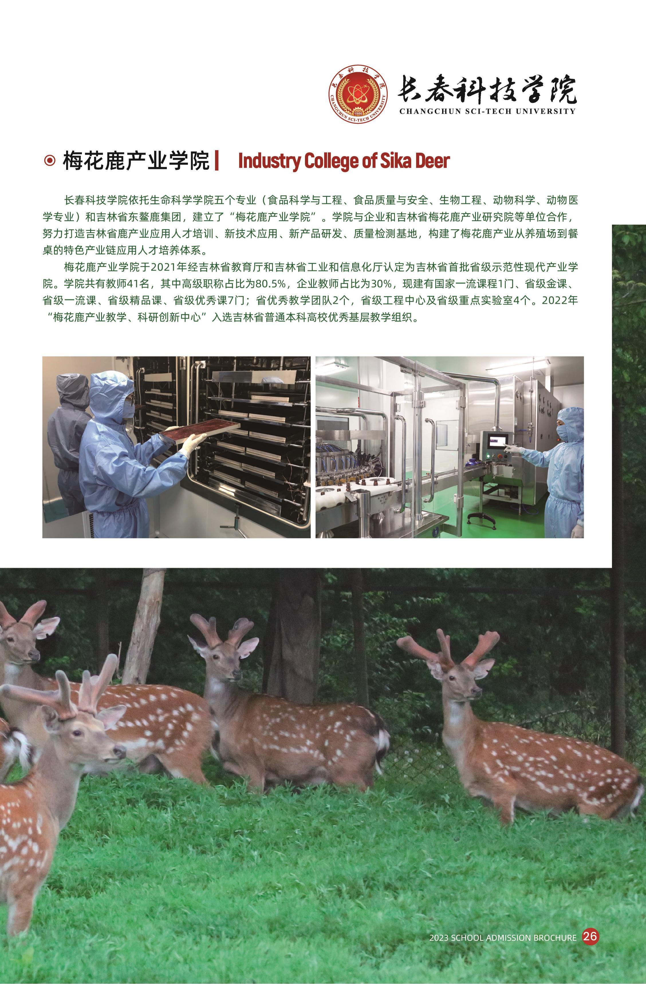2023年长春科技学院招生简章