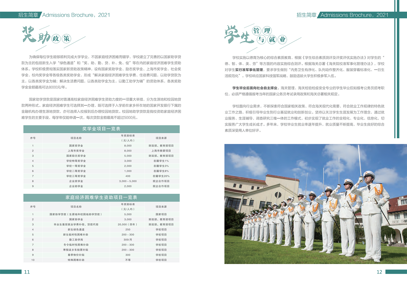 上海海关学院2021年本科招生简章
